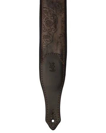 Minotaur Guitar Straps|Our Products|NEW ORLEANS SKULL Dark Gray