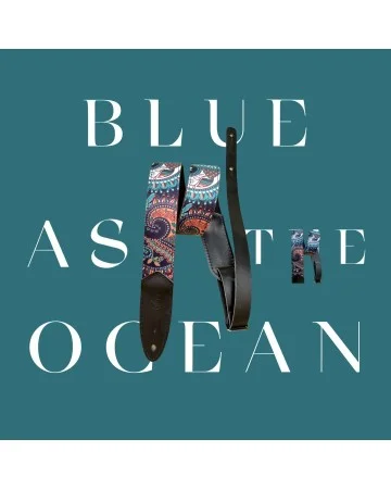 Minotaur Guitar Straps|Our Products|JACQUARD Blue