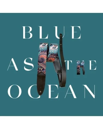 Minotaur Guitar Straps|Our Products|JACQUARD Blue