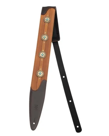 Minotaur Guitar Straps|Our Products|TEXAS CONCHO Brown