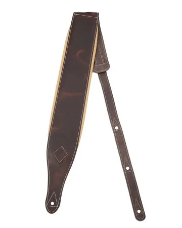 Minotaur Guitar Straps|Our Products|DELUXE Wide Bass Brown