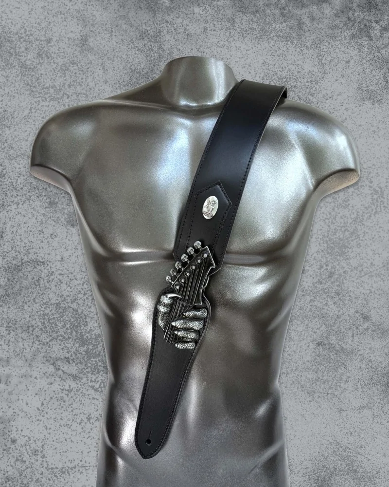 Minotaur Guitar Straps|Our Products|HEADBANGER Black