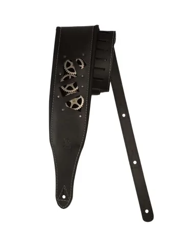 Minotaur Guitar Straps|Our Products|STEAM PUNK Black Wide Bass