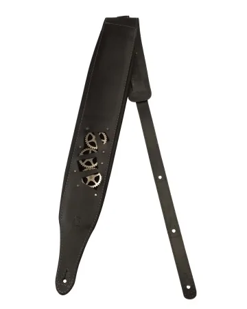 Minotaur Guitar Straps|Our Products|STEAM PUNK Black Wide Bass