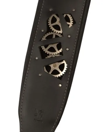 Minotaur Guitar Straps|Our Products|STEAM PUNK Black Wide Bass