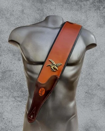 Minotaur Guitar Straps|Our Products|AMERICAN EAGLE Wide Brown