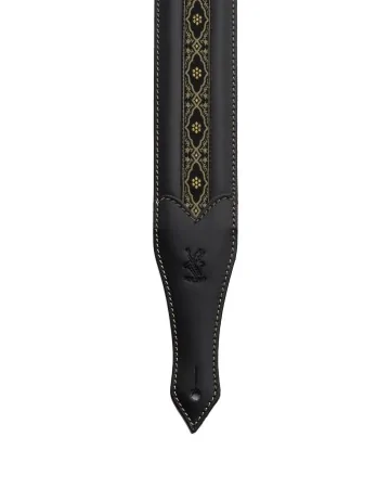 Minotaur Guitar Straps|Our Products|GOLDEN PATTERN Black