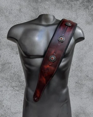 Minotaur Guitar Straps|Our Products|BOSTON CONCHOS Wide Bass Brown
