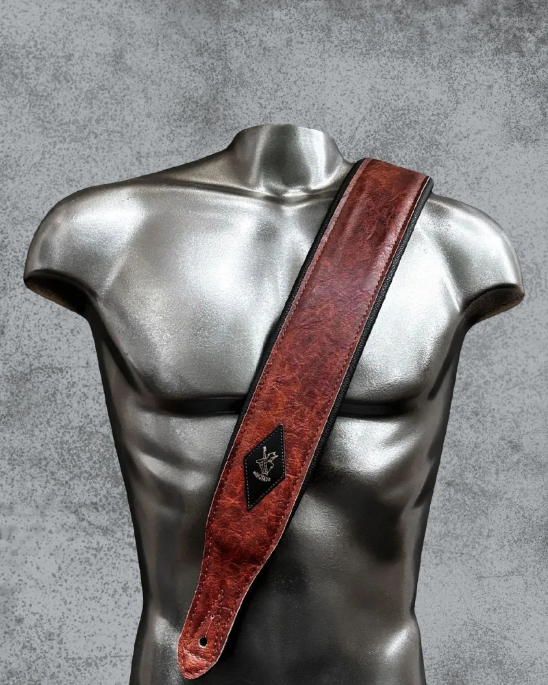 Minotaur Guitar Straps|Our Products|VEGAN DELUXE Brown