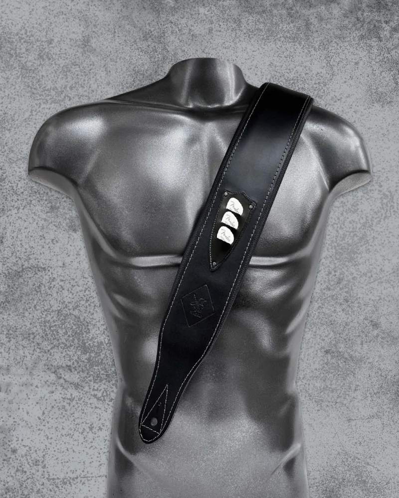 DELUXE PICKHOLDER Black Guitar