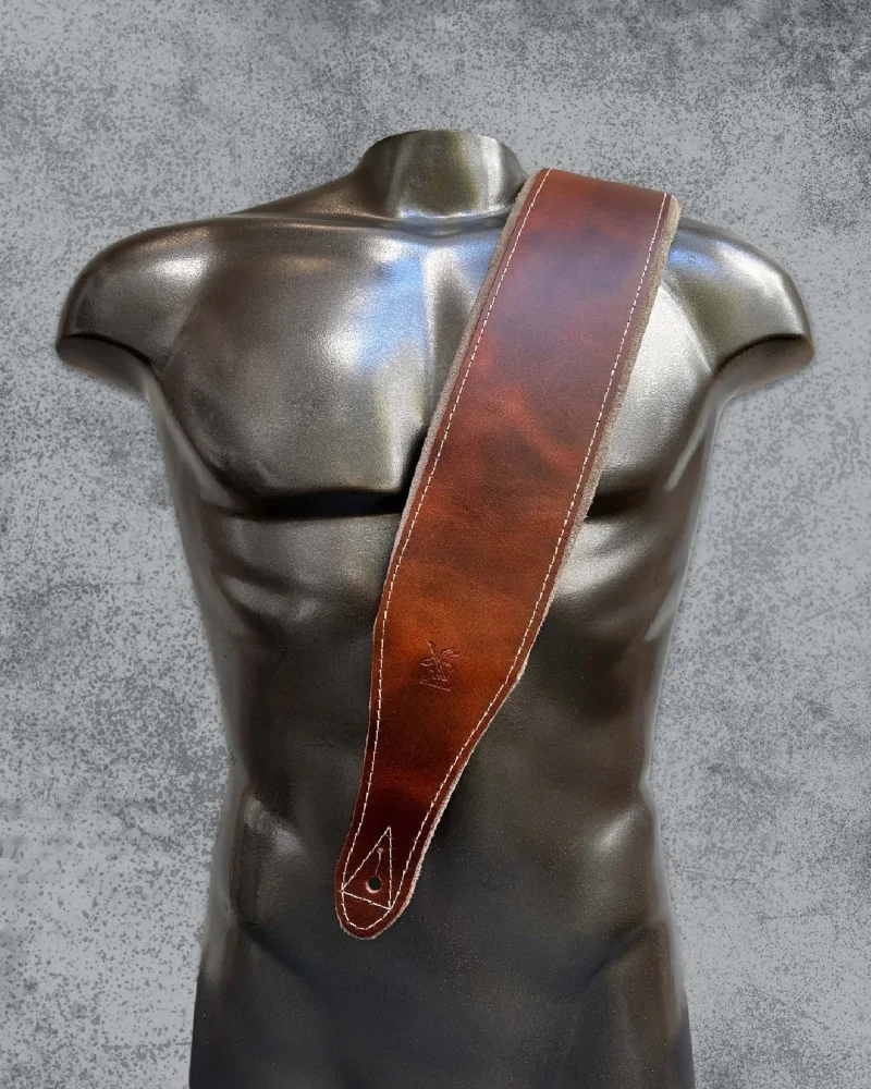 Wide Bass Leather Strap
