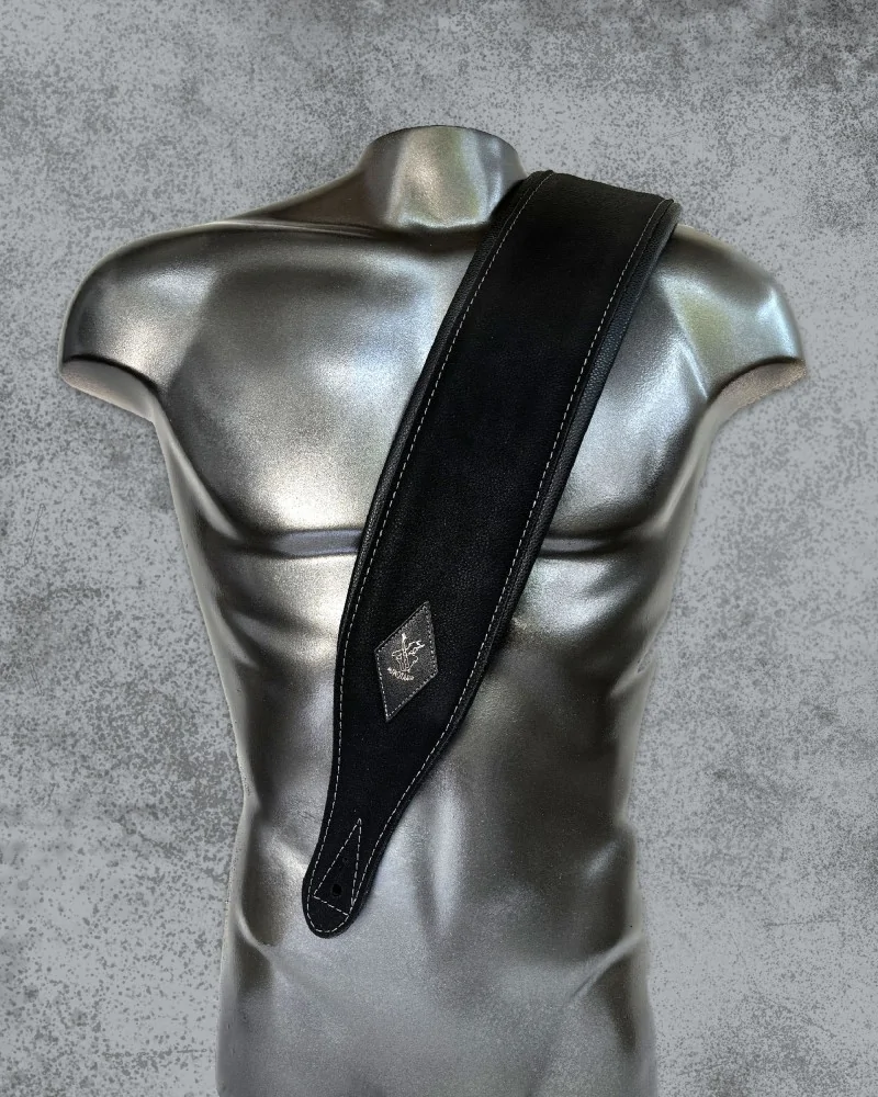 Minotaur Guitar Straps|Our Products|VEGAN DELUXE Wide Bass Black