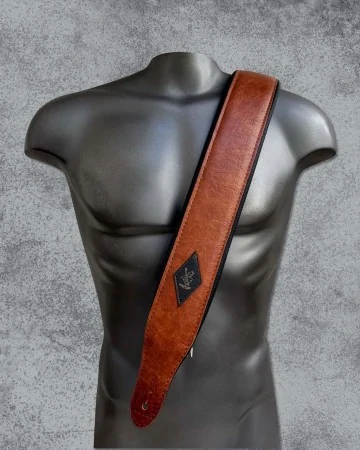 Minotaur Guitar Straps|Our Products|VEGAN DELUXE Tobacco