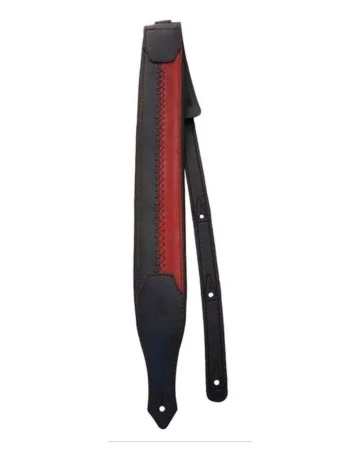 Minotaur Guitar Straps|Our Products|DELUXE BICOLOUR Red-Black