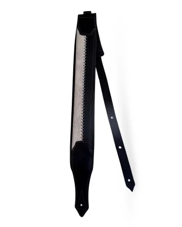 Minotaur Guitar Straps|Our Products|DELUXE BICOLOUR White-Black