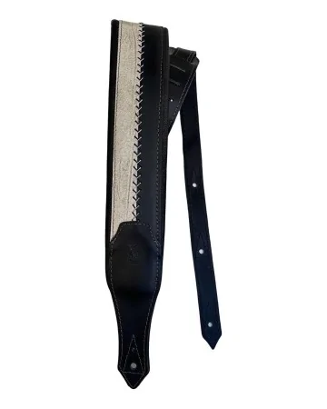 Minotaur Guitar Straps|Our Products|DELUXE BICOLOUR White-Black