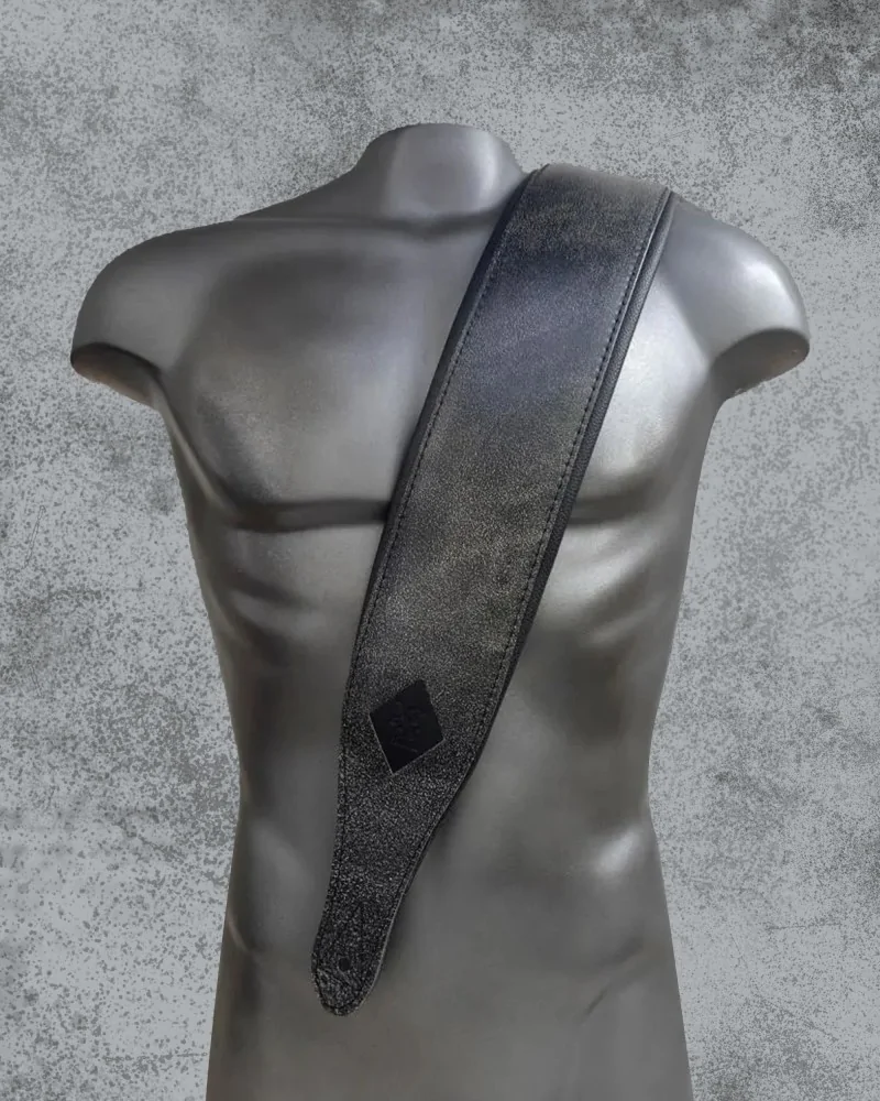 Minotaur Guitar Straps|Our Products|USED LOOK Wide Bass Gray