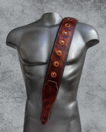 Minotaur Guitar Straps|Our Products|SEVEN STAR Brown