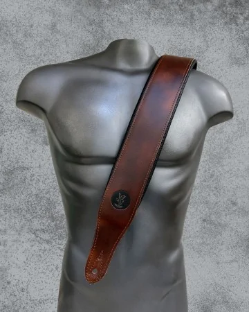 Minotaur Guitar Straps|Our Products|CLASSIC Camel Brown