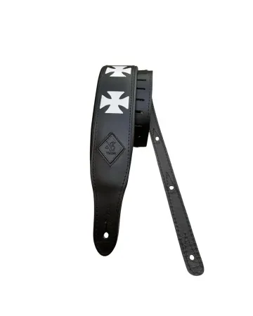 Minotaur Guitar Straps|Our Products|WHITE CROSSES Black