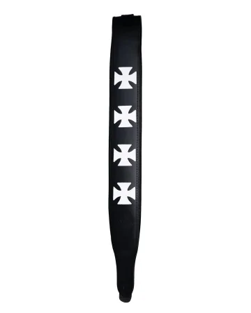 Minotaur Guitar Straps|Our Products|WHITE CROSSES Black