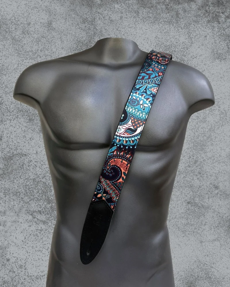 Minotaur Guitar Straps|Our Products|JACQUARD Blue