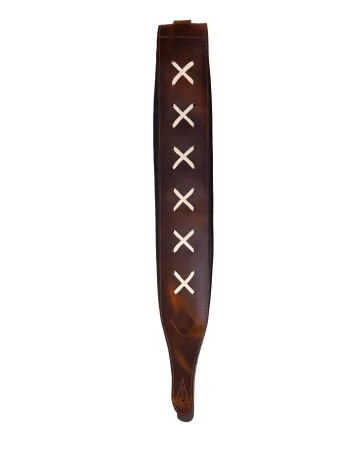Minotaur Guitar Straps|Our Products|DAVE X Wide Bass Brown