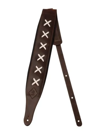Minotaur Guitar Straps|Our Products|DAVE X Wide Bass Brown