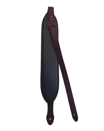Minotaur Guitar Straps|Our Products|F CLEF Wide Bass Bordeaux