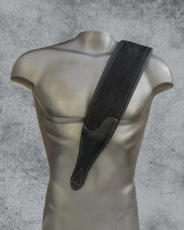 Minotaur Guitar Straps|Our Products|CROCO Wide Bass Black