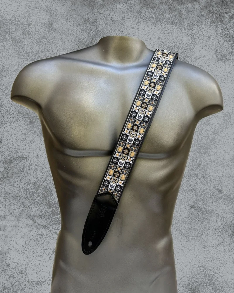 Minotaur Guitar Straps|Our Products|FESTIVAL Silver Slim