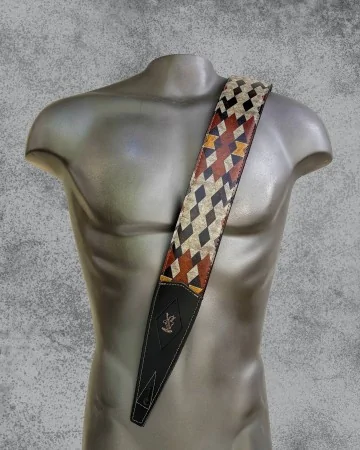 Minotaur Guitar Straps|Our Products|RHOMBUS PATTERNS Guitar & Bass Multicolor