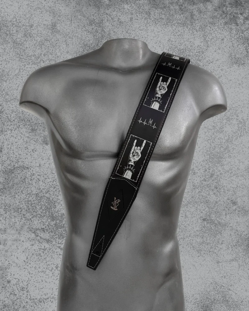METAL HORNS Guitar & Bass Black/White