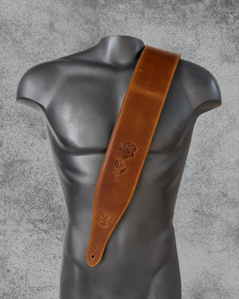 Minotaur Guitar Straps|Our Products|CARVED ROSE Guitar & Bass Brown