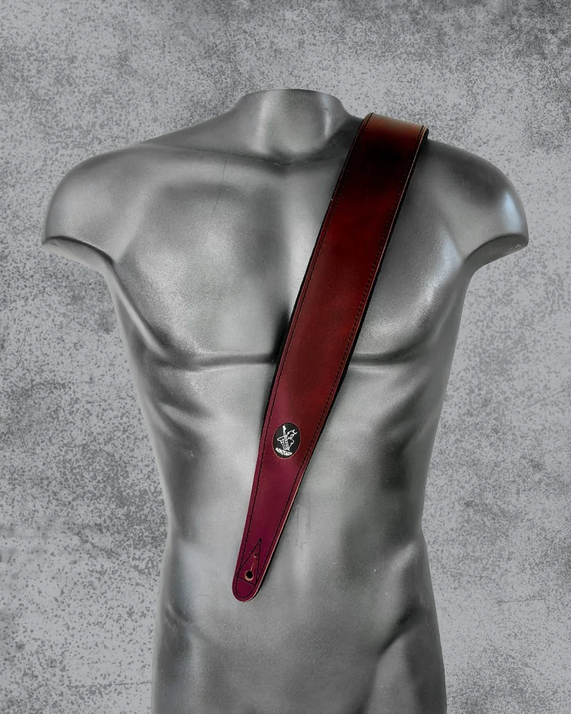 Minotaur Guitar Straps|Our Products|CLASSIC Slim Bordeaux