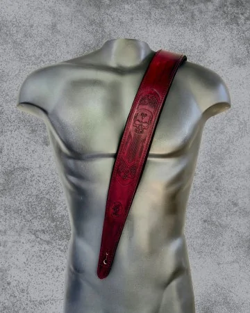 Minotaur Guitar Straps|Our Products|SKULL MASTER Black
