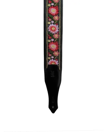 Minotaur Guitar Straps|Our Products|FLORAL Guitar & Bass Black