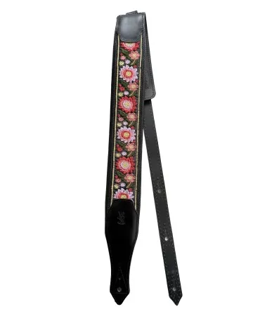 Minotaur Guitar Straps|Our Products|FLORAL Guitar & Bass Black