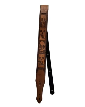 Minotaur Guitar Straps|Our Products|PRIMAL SKULL Guitar & Bass Brown