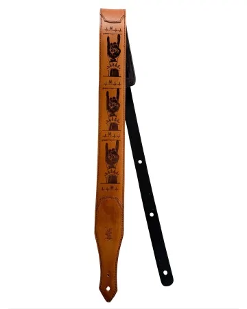 METAL HORNS Guitar & Bass Brown