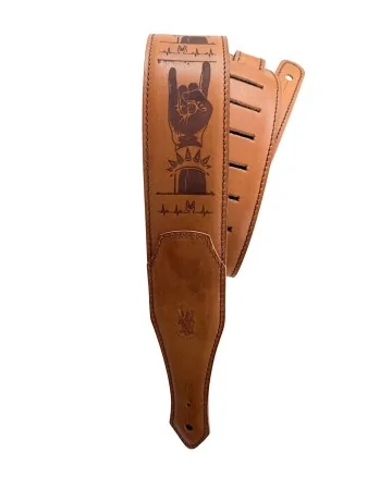 METAL HORNS Guitar & Bass Brown