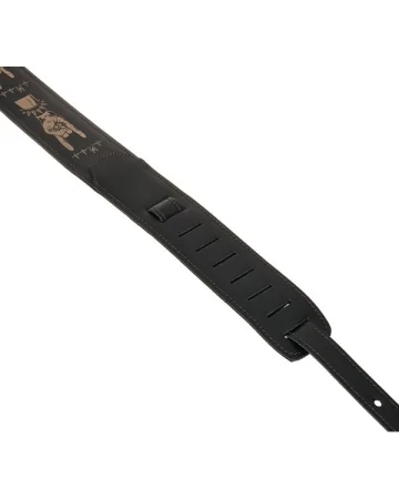 Minotaur Guitar Straps|Our Products|METAL HORNS Guitar & Bass Black X Gold