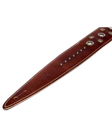 Minotaur Guitar Straps|Our Products|STUDS Guitar & Bass Brown X Beige