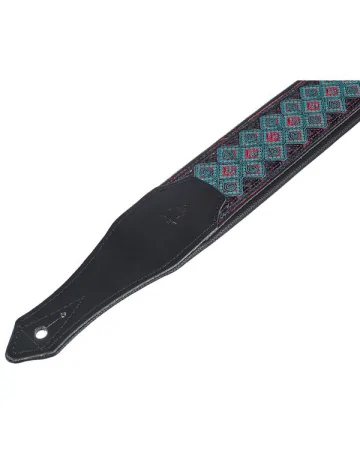 Minotaur Guitar Straps|Our Products|VINTAGE PATTERN Guitar & Bass Blue Black