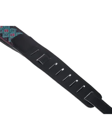 Minotaur Guitar Straps|Our Products|VINTAGE PATTERN Guitar & Bass Blue Black