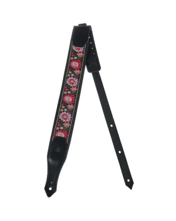 Minotaur Guitar Straps|Our Products|FLORAL Guitar & Bass Black