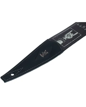 Minotaur Guitar Straps|Our Products|METAL HORNS Guitar & Bass Black X White