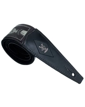 Minotaur Guitar Straps|Our Products|METAL HORNS Guitar & Bass Black X White