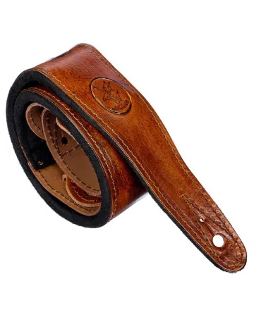 Minotaur Guitar Straps|Our Products|TRIBAL ENGRAVINGS I Guitar & Bass Light Brown