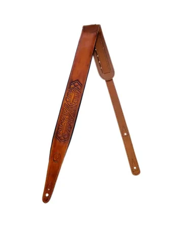 Minotaur Guitar Straps|Our Products|TRIBAL ENGRAVINGS III Guitar & Bass Camel